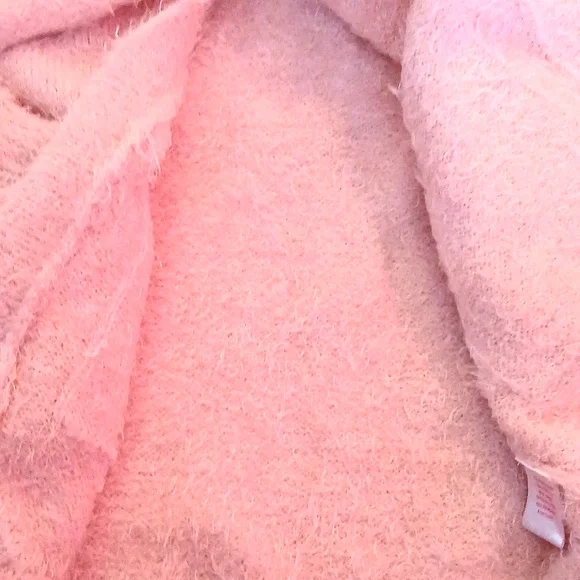 LIKE WEARING a CLOUD! NWT Design History Girls Feather-Knit Open Cardigan, Med. - Picture 6 of 12